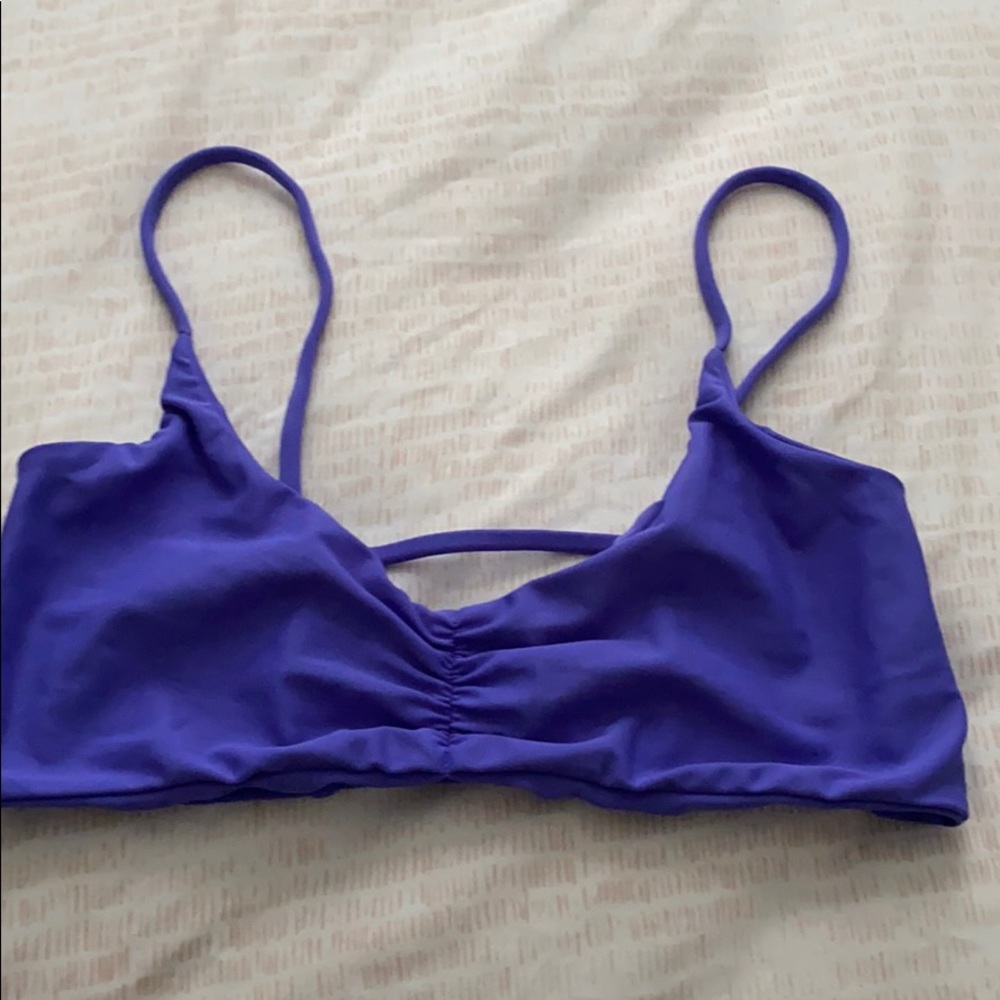 Size M purple San Lorenzo bikini top